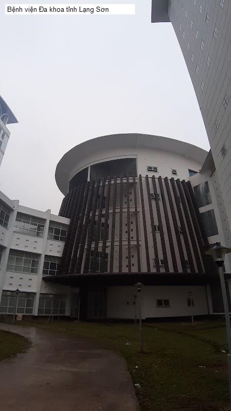 Bệnh viện Đa khoa tỉnh Lạng Sơn