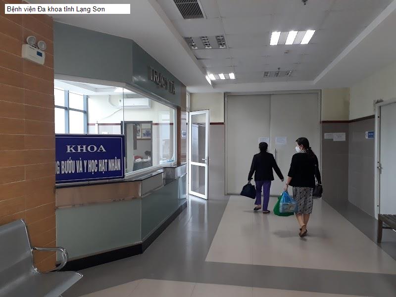 Bệnh viện Đa khoa tỉnh Lạng Sơn