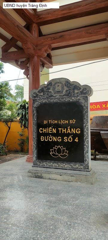 UBND huyện Tràng Định
