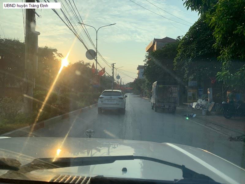 UBND huyện Tràng Định
