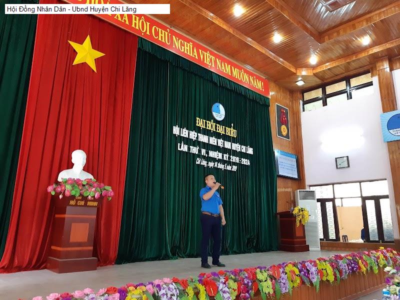 Hội Đồng Nhân Dân - Ubnd Huyện Chi Lăng