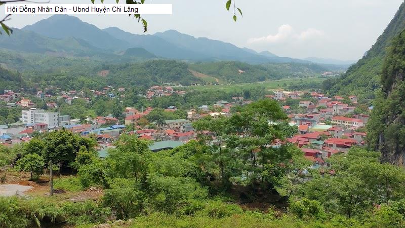 Hội Đồng Nhân Dân - Ubnd Huyện Chi Lăng