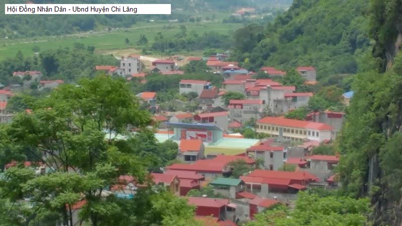 Hội Đồng Nhân Dân - Ubnd Huyện Chi Lăng