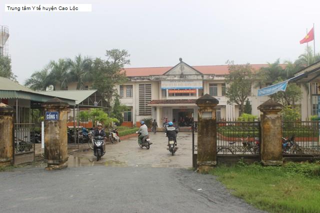 Trung tâm Y tế huyện Cao Lộc