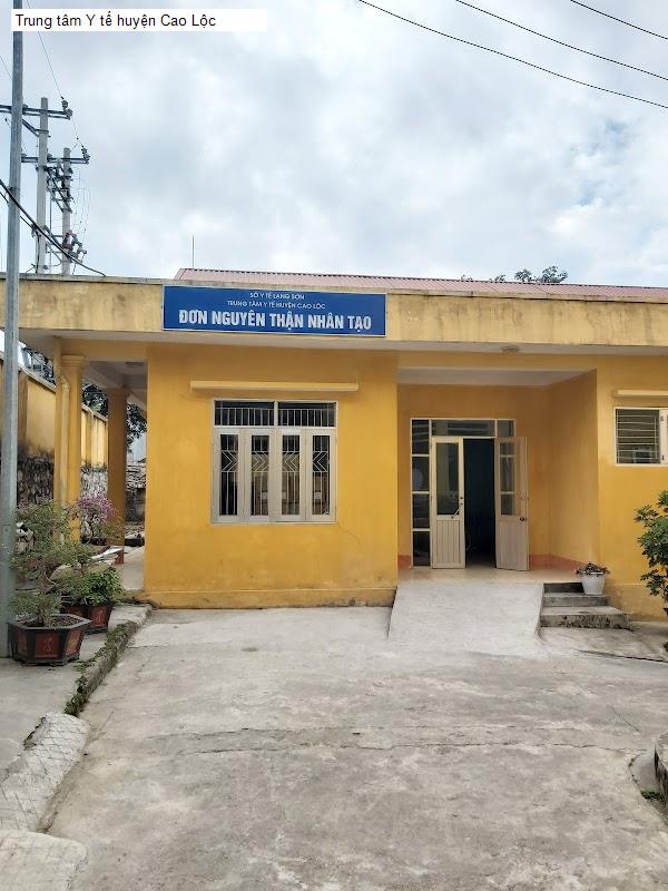 Trung tâm Y tế huyện Cao Lộc