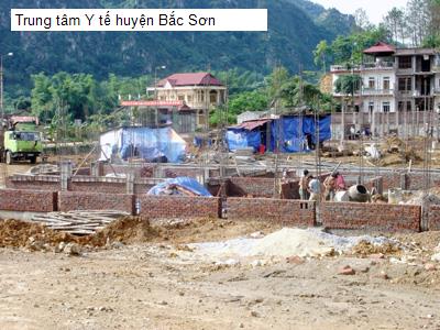 Trung tâm Y tế huyện Bắc Sơn