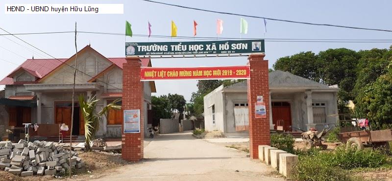 HĐND - UBND huyện Hữu Lũng