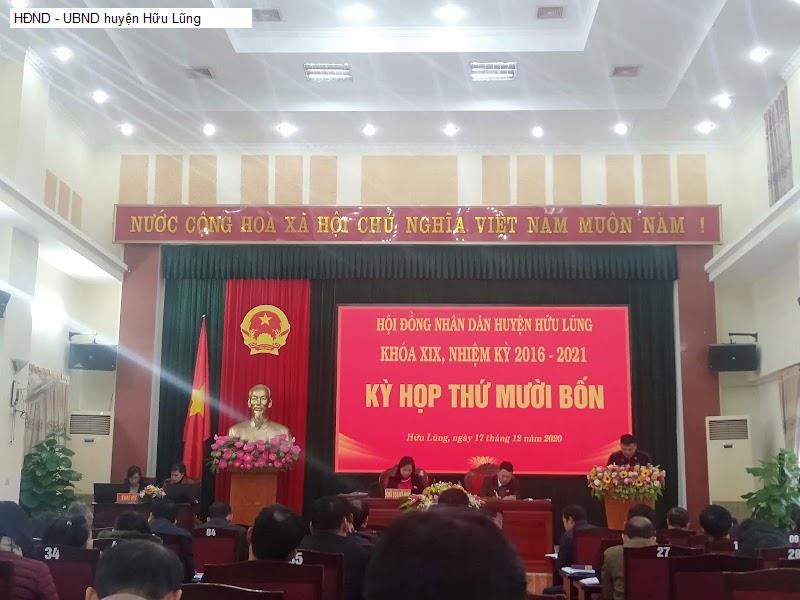 HĐND - UBND huyện Hữu Lũng