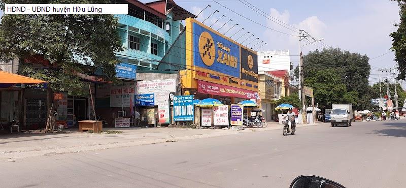 HĐND - UBND huyện Hữu Lũng