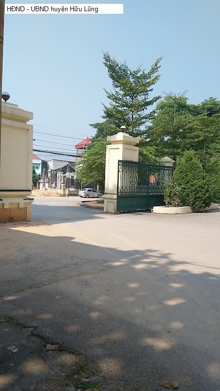 HĐND - UBND huyện Hữu Lũng